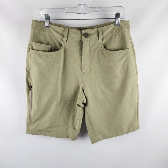 Royal Robbins Shorts Mens 32/10 Greenish Tan Outdoor Hiking Short (32x10) - Picture 1 of 8